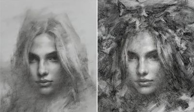 彩！美国艺术学院高级教授-罗梅尔·德·拉·托雷素描作品欣赏 - 图画吧TUHUABA