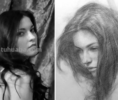彩！美国艺术学院高级教授-罗梅尔·德·拉·托雷素描作品欣赏 - 图画吧TUHUABA
