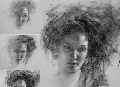 彩！美国艺术学院高级教授-罗梅尔·德·拉·托雷素描作品欣赏 - 图画吧TUHUABA
