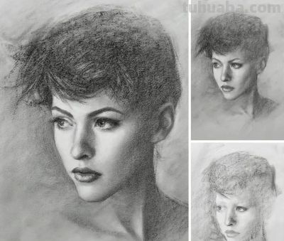 彩！美国艺术学院高级教授-罗梅尔·德·拉·托雷素描作品欣赏 - 图画吧TUHUABA