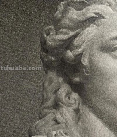 素描石膏像，精细耐看！ - 图画吧TUHUABA