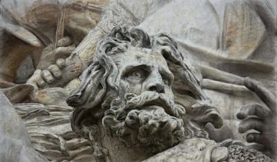 高中生都画这么厉害了？这质感傻傻分不清是“雕塑”还是素描！ - 图画吧TUHUABA