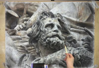 高中生都画这么厉害了？这质感傻傻分不清是“雕塑”还是素描！ - 今日头条
