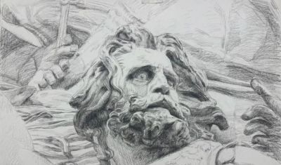 高中生都画这么厉害了？这质感傻傻分不清是“雕塑”还是素描！ - 图画吧TUHUABA