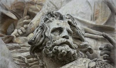高中生都画这么厉害了？这质感傻傻分不清是“雕塑”还是素描！ - 图画吧TUHUABA