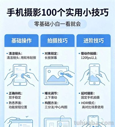 手机摄影100个实用小技巧，零基础小白一看就会 - 今日头条