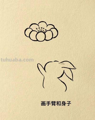 小兔子简笔画绘画分享 - 今日头条 小兔子简笔画绘画分享 - 图画吧TUHUABA