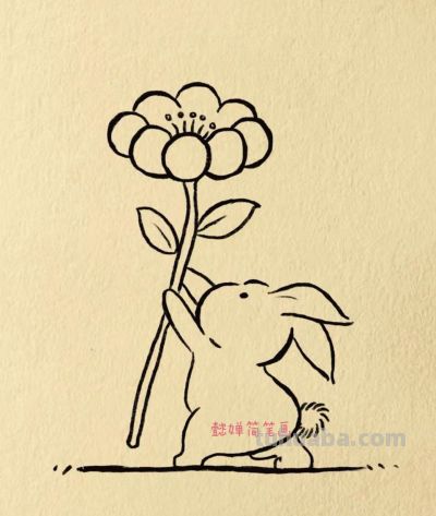 小兔子简笔画绘画分享 - 今日头条 小兔子简笔画绘画分享 - 图画吧TUHUABA