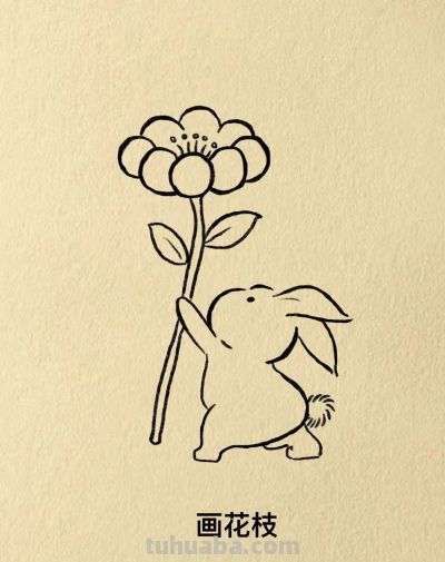 小兔子简笔画绘画分享 - 今日头条 小兔子简笔画绘画分享 - 图画吧TUHUABA