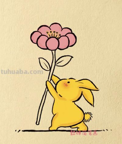 小兔子简笔画绘画分享 - 今日头条 小兔子简笔画绘画分享 - 图画吧TUHUABA