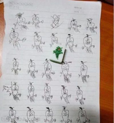 高校学生画幺鸡，你醉了吗？ - 图画吧TUHUABA