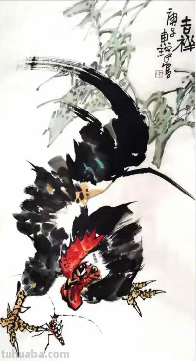 王惠琛：画鸡四十年，他笔下的鸡有“神”，还有“骨头” - 图画吧TUHUABA
