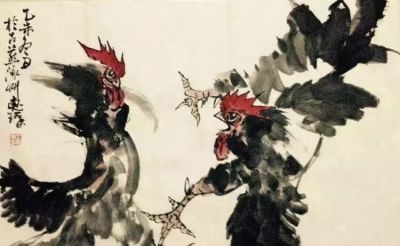 王惠琛：画鸡四十年，他笔下的鸡有“神”，还有“骨头” - 图画吧TUHUABA