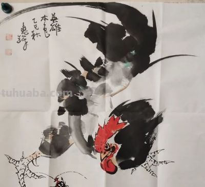 王惠琛：画鸡四十年，他笔下的鸡有“神”，还有“骨头” - 图画吧TUHUABA