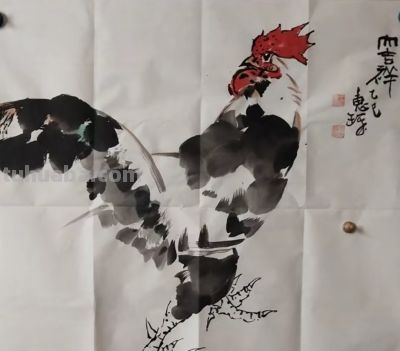 王惠琛：画鸡四十年，他笔下的鸡有“神”，还有“骨头” - 图画吧TUHUABA