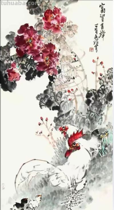 王惠琛：画鸡四十年，他笔下的鸡有“神”，还有“骨头” - 图画吧TUHUABA