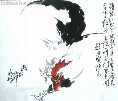 王惠琛：画鸡四十年，他笔下的鸡有“神”，还有“骨头” - 图画吧TUHUABA