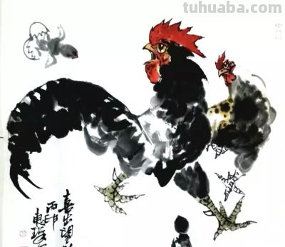 王惠琛：画鸡四十年，他笔下的鸡有“神”，还有“骨头” - 图画吧TUHUABA