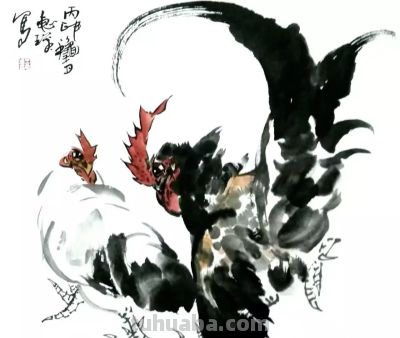 王惠琛：画鸡四十年，他笔下的鸡有“神”，还有“骨头” - 图画吧TUHUABA