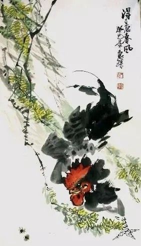 王惠琛：画鸡四十年，他笔下的鸡有“神”，还有“骨头” - 图画吧TUHUABA