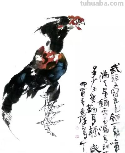 王惠琛：画鸡四十年，他笔下的鸡有“神”，还有“骨头” - 图画吧TUHUABA