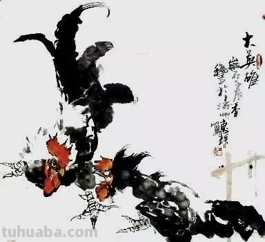 王惠琛：画鸡四十年，他笔下的鸡有“神”，还有“骨头” - 图画吧TUHUABA