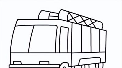 小朋友们超爱的工程车 & 交通工具简笔画大全来啦！ - 图画吧TUHUABA