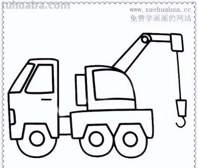 小朋友们超爱的工程车 & 交通工具简笔画大全来啦！ - 图画吧TUHUABA