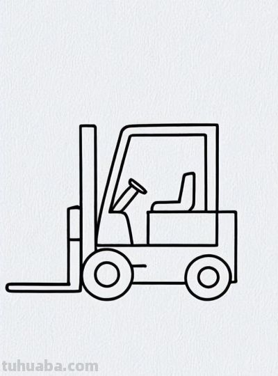 小朋友们超爱的工程车 & 交通工具简笔画大全来啦！ - 图画吧TUHUABA
