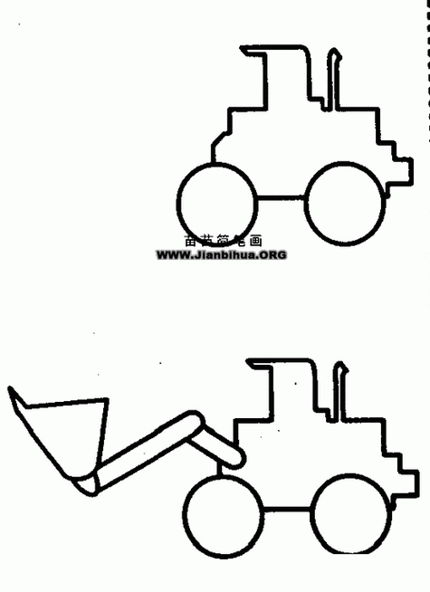 小朋友们超爱的工程车 & 交通工具简笔画大全来啦！ - 图画吧TUHUABA