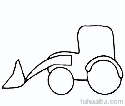 小朋友们超爱的工程车 & 交通工具简笔画大全来啦！ - 图画吧TUHUABA