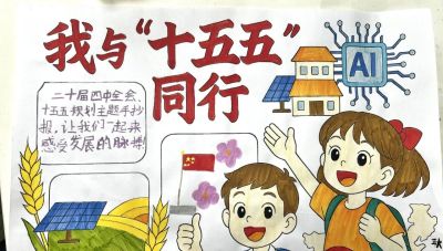 “共青团·伙伴计划”社区示范项目：二十届四中全会手抄报活动 - 图画吧TUHUABA
