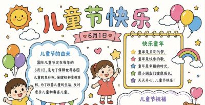【儿童节】主题的相关知识/手抄报/绘画 - 图画吧TUHUABA