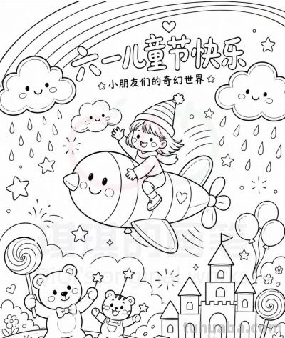 【儿童节】主题的相关知识/手抄报/绘画 - 图画吧TUHUABA