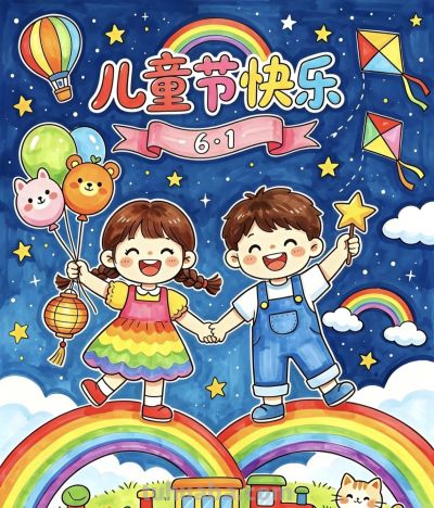 【儿童节】主题的相关知识/手抄报/绘画 - 图画吧TUHUABA