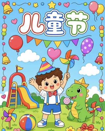【儿童节】主题的相关知识/手抄报/绘画 - 图画吧TUHUABA