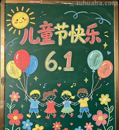 【儿童节】主题的相关知识/手抄报/绘画 - 图画吧TUHUABA