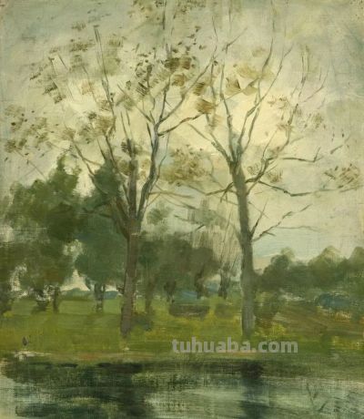抽象的色彩和线条 | 蒙德里安早期作品 - 图画吧TUHUABA