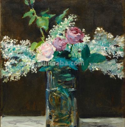 马奈笔下的静物与花 - 图画吧TUHUABA