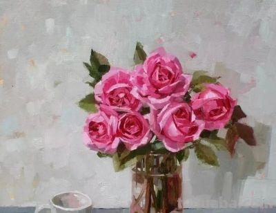 英国艺术家 Anne Marie Butlin温柔细腻的笔触描绘花卉、静物与自然 - 图画吧TUHUABA