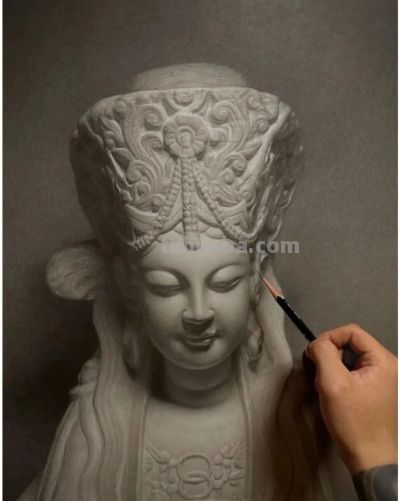 央美、清美双保送生果然没让人失望！这素描质感太细腻了！ - 图画吧TUHUABA