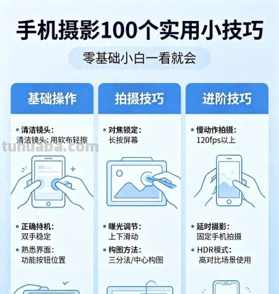 手机拍照总翻车?100个实用技巧帮你逆袭 - 今日头条 手机拍照总翻车?100个实用技巧帮你逆袭 - 图画吧TUHUABA