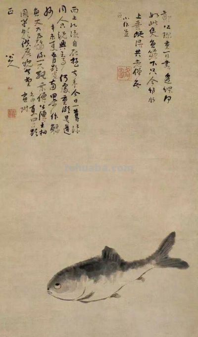 八大山人画鱼:简笔写神韵,空白见天地 论其极简艺术中的精神宇宙 - 今日头条 八大山人画鱼:简笔写神韵,空白见天地 论其极简艺术中的精神宇宙 - 图画吧TUHUABA