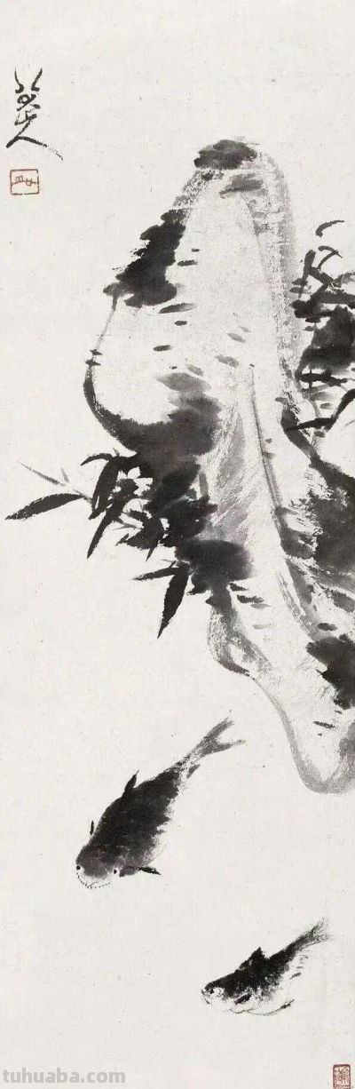 八大山人画鱼:简笔写神韵,空白见天地 论其极简艺术中的精神宇宙 - 今日头条 八大山人画鱼:简笔写神韵,空白见天地 论其极简艺术中的精神宇宙 - 图画吧TUHUABA