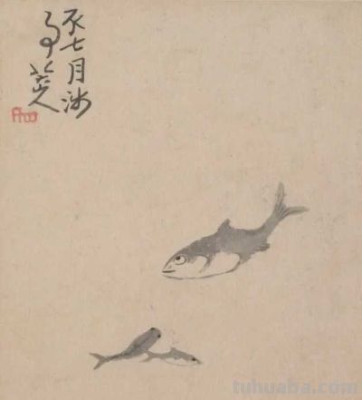 八大山人画鱼:简笔写神韵,空白见天地 论其极简艺术中的精神宇宙 - 今日头条 八大山人画鱼:简笔写神韵,空白见天地 论其极简艺术中的精神宇宙 - 图画吧TUHUABA