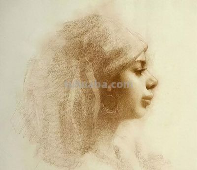 走进 Susan Lyon 的素描世界：女生画像的魅力 - 今日头条