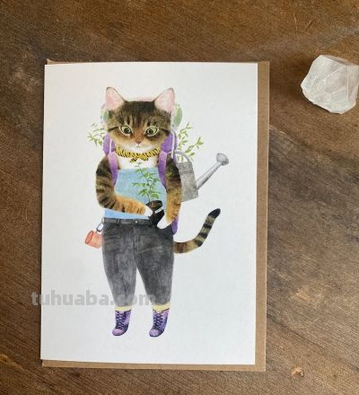 插画师推荐65｜Mari Ichimasu 旅行猫系列 - 图画吧TUHUABA