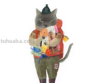 插画师推荐65｜Mari Ichimasu 旅行猫系列 - 图画吧TUHUABA