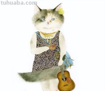 插画师推荐65｜Mari Ichimasu 旅行猫系列 - 图画吧TUHUABA
