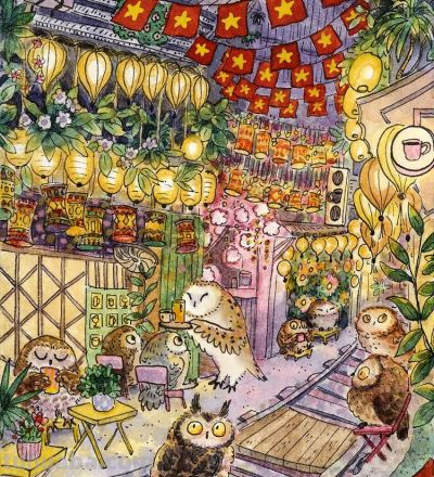 插画师推荐62｜Beatrijs Brouwer 满大街的小动物呀 - 图画吧TUHUABA